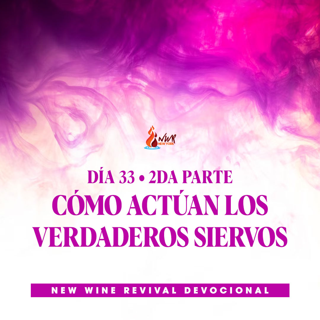 Read more about the article DÍA 33 / 2da Parte • Cómo actúan los verdaderos siervos