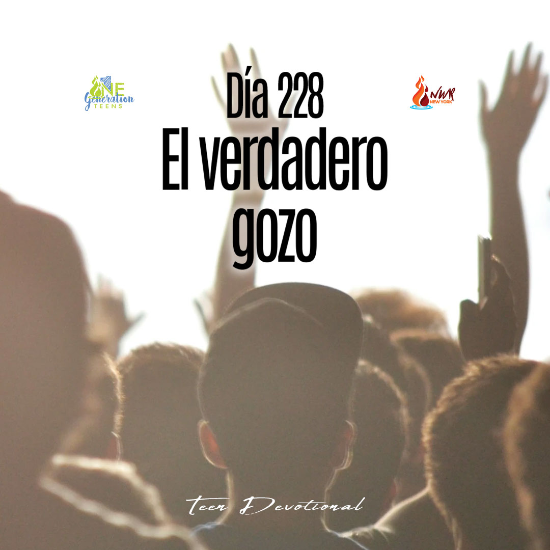Read more about the article Day 228 • El verdadero gozo