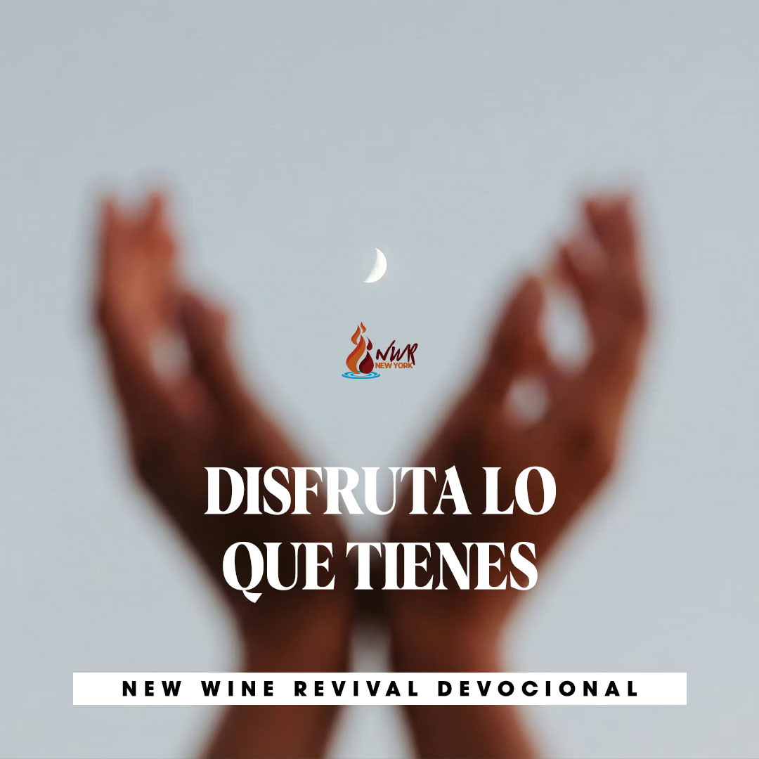 Read more about the article DISFRUTA LO QUE TIENES