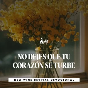 Read more about the article NO DEJES QUE TU CORAZÓN SE TURBE