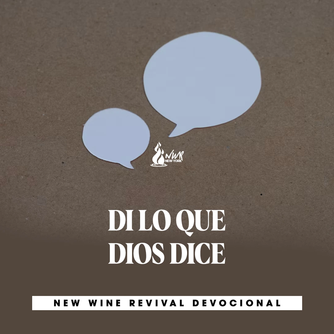 Read more about the article DI LO QUE DIOS DICE